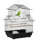 image 6 of PawHut Metal Bird Cage Small w/ Perch Food Container Handle for Finch Canary