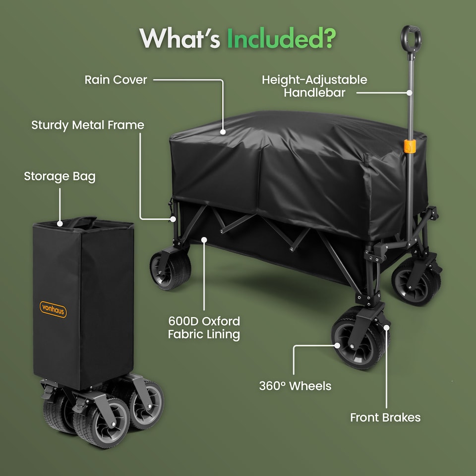 image 1 of VonHaus 200L Festival Cart on Wheels