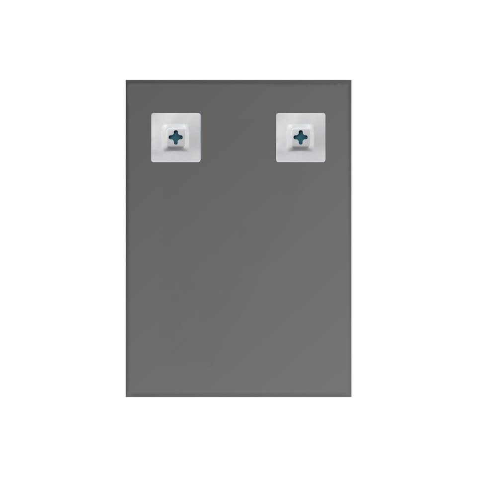 image 1 of Showerdrape Marylebone Rectangular Wall Mounted Frameless Diamond Cut Bevelled Edge Bathroom Mirror 60 x 45cm | Chrome | Mirror | 1