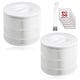 image 1 of SPARES2GO Air Purifier Filter compatible with Levoit 300 300S Core 300-RF 3-in-1 H13 HEPA (2 x Filters + Fresheners + Brush)