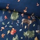image 3 of Autumn Forest Microfibre Reversible Duvet Cover Set with Pillowcase Multi | Blue | King
