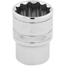 21Mm 12Pt Socket 1/2Dr Pckd - 33290