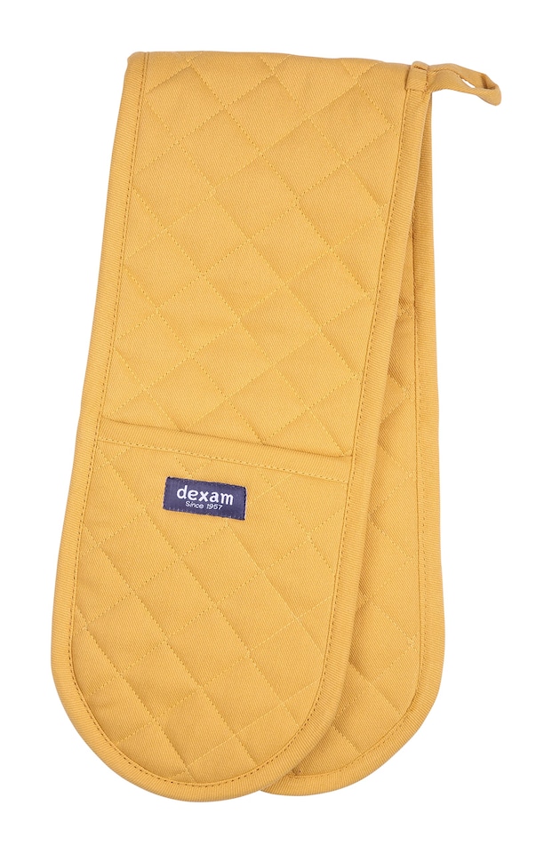 Love Colour Double Oven Gloves - Ochre