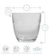image 3 of Duralex Gigogne Glass Tumblers - 160ml Drinking Glasses for Water, Juice - Pack of 6 Clear