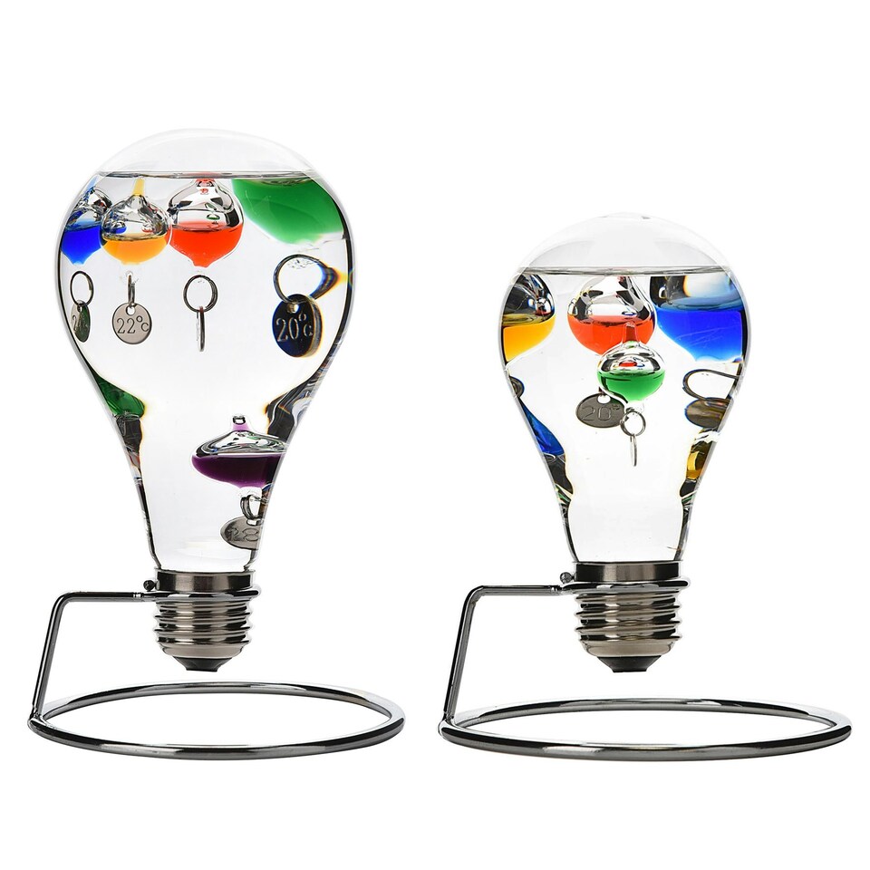 image 1 of Wm.Widdop Light Bulb Galileo on Metal Stand 18cm