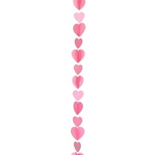Pink Hearts Balloon Tail 125cm