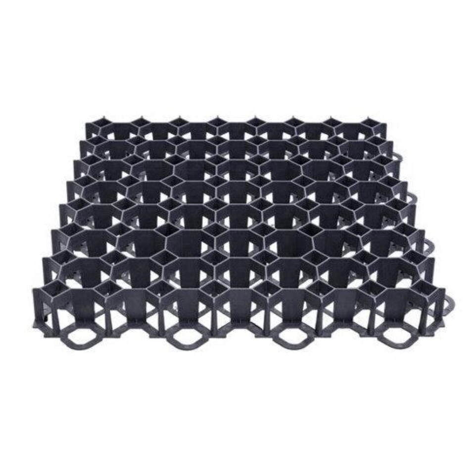 image 1 of True Products TrueGrid Ground Reinforcement Grids Gravel Grass Paving Car Park Drive Path 4 Pack 1sqm approx Black