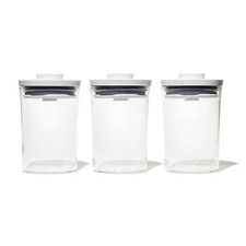 OXO Good Grips POP Round 3-Piece Mini Canister Set