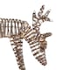 image 6 of Charles Bentley Small Rattan Light Up Reindeer