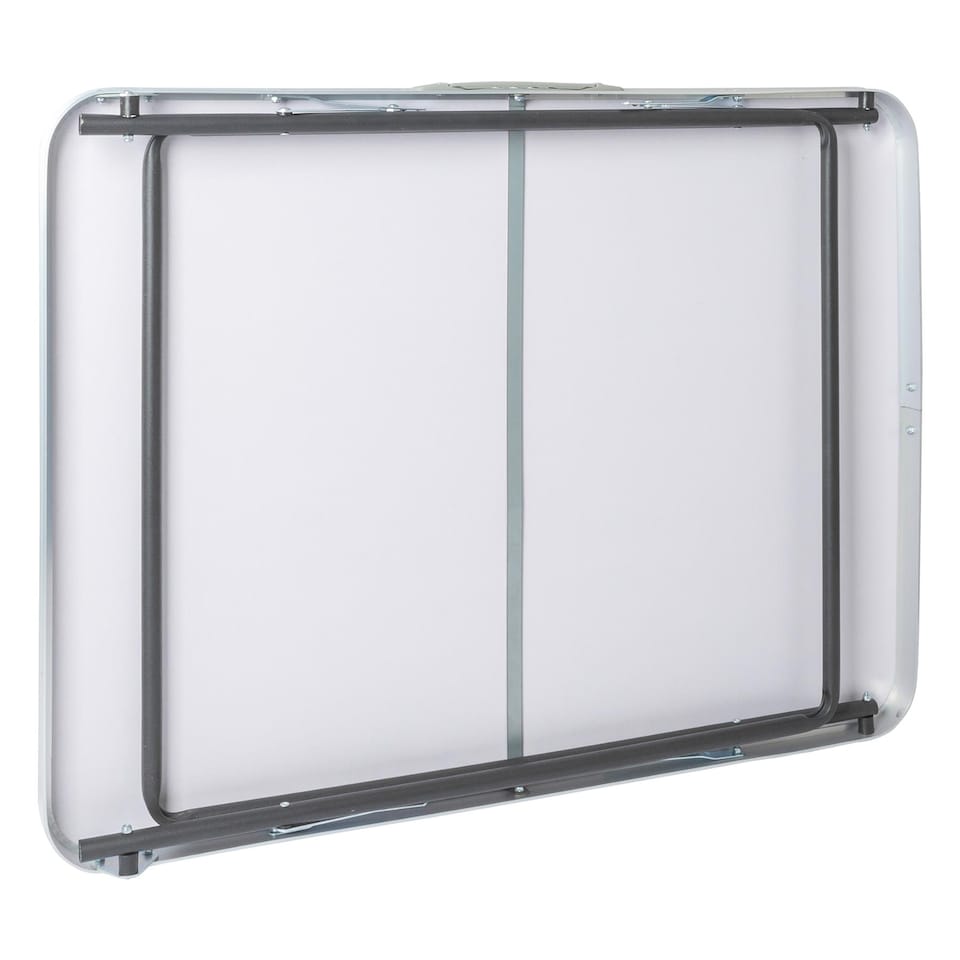 image 1 of Harbour Housewares Folding Metal Camping Table - 80cm x 60cm - Black | Black | Black