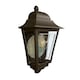 image 1 of Deco Lane 1 Light Half Outdoor Wall Lantern Bronze IP44