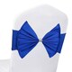 image 1 of Chair Bow Sashes, Elastic Spandex Stretch Chair Ties with Buckle - 1pc