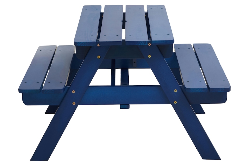 image 1 of Brighton Blue Kids Picnic Bench | Blue