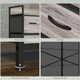 image 6 of HOMCOM Bedroom Chest of Drawers 6 Drawer Dresser w/ Shelf, Grey Wood Effect