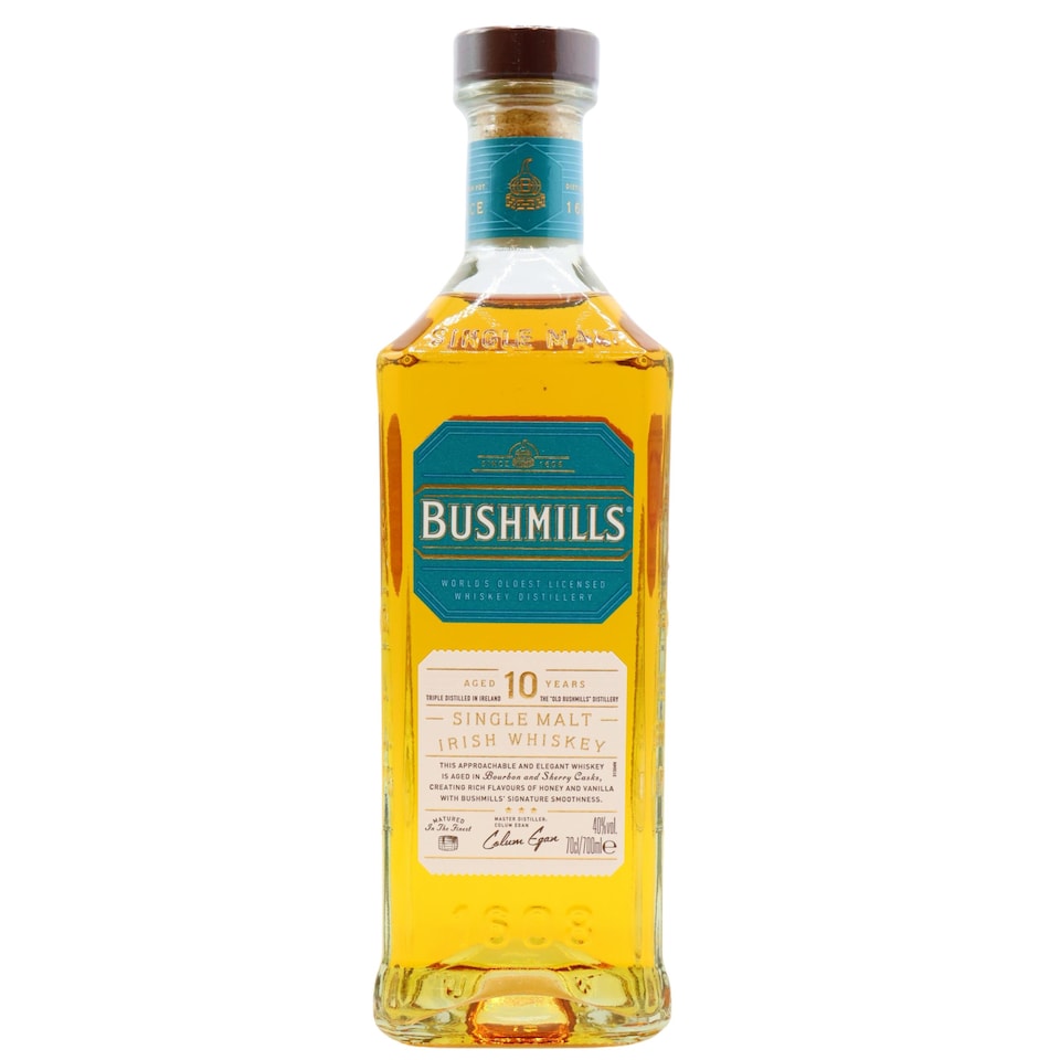 Bushmills - Irish Single Malt 10 year old Whiskey (Unboxed)