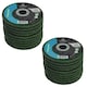 image 1 of 60 Grit Flap Discs Medium Grade Aluminium Oxide Sanding Removal Type 29 20pk