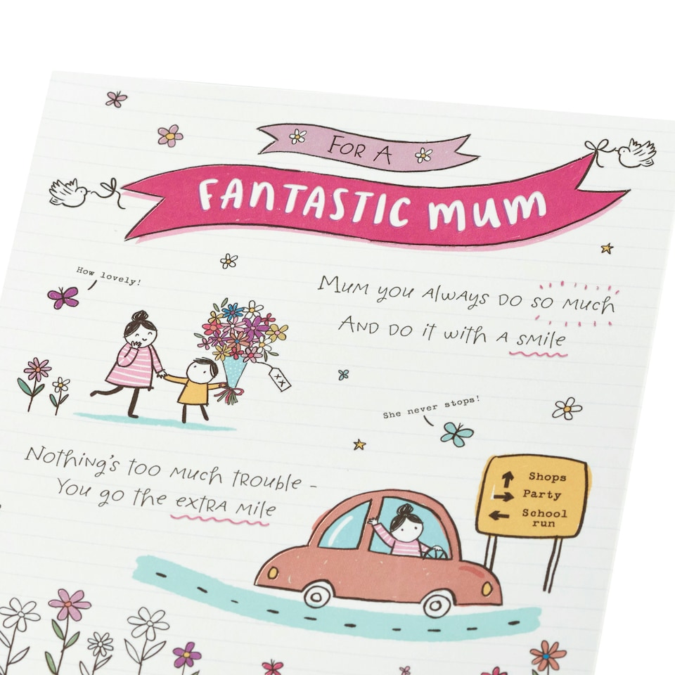 image 1 of Mum Birthday card - Oodles