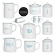 image 3 of Interiors By Premier Chic Design Coffee Canister, Functional Design Dolomite Canister, Durable Canister For Storing Ingredients