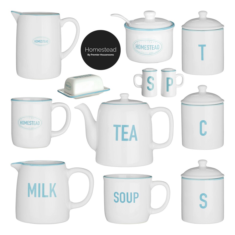image 1 of Interiors By Premier Chic Design Coffee Canister, Functional Design Dolomite Canister, Durable Canister For Storing Ingredients