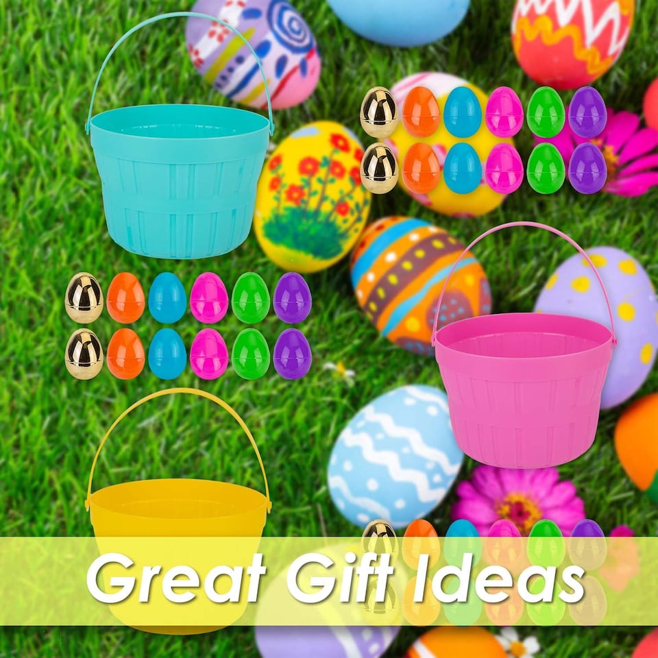 image 1 of vfm-estore Easter Egg Hunt Set 10.5cm x 15cm Multicolour, Pack of 3