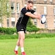 image 7 of Precision Momentum Rugby Training Ball - 3 - White/Black/Blue - Precision - PRR002103 White
