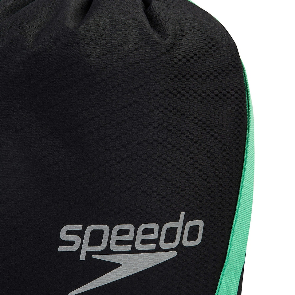image 1 of Speedo Pool Bag - Black/Green - One Size Black | One Size