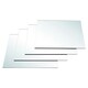 image 1 of Living and Home 4 Pcs Acrylic Adhesive Wall Mirror - 30cm