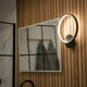 image 1 of ValueLights Infinity Black Circle Integrated LED Wall Light