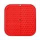 image 1 of Silicone Licking Mat - Providing Mental Stimulation and  Anxiety Relief - Red Red