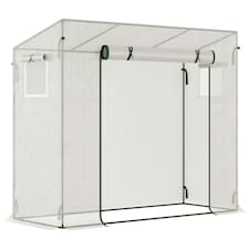 Outsunny 200x76x168cm Walk-in Garden Greenhouse Plant Warm House