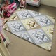 image 4 of Egyptian Hieroglyphs in Gold & Silver (Rug) Multi | Medium: 80x150cm