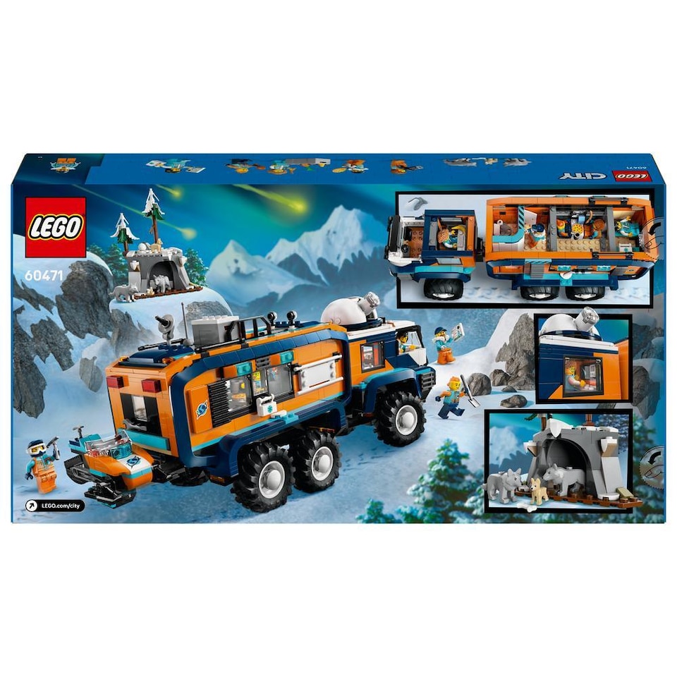 image 1 of Lego City Arctic Explorer Science Lab Truck
