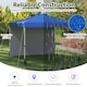 image 5 of COSTWAY 300 x 300 cm Pop up Canopy Tent With Sidewall Blue