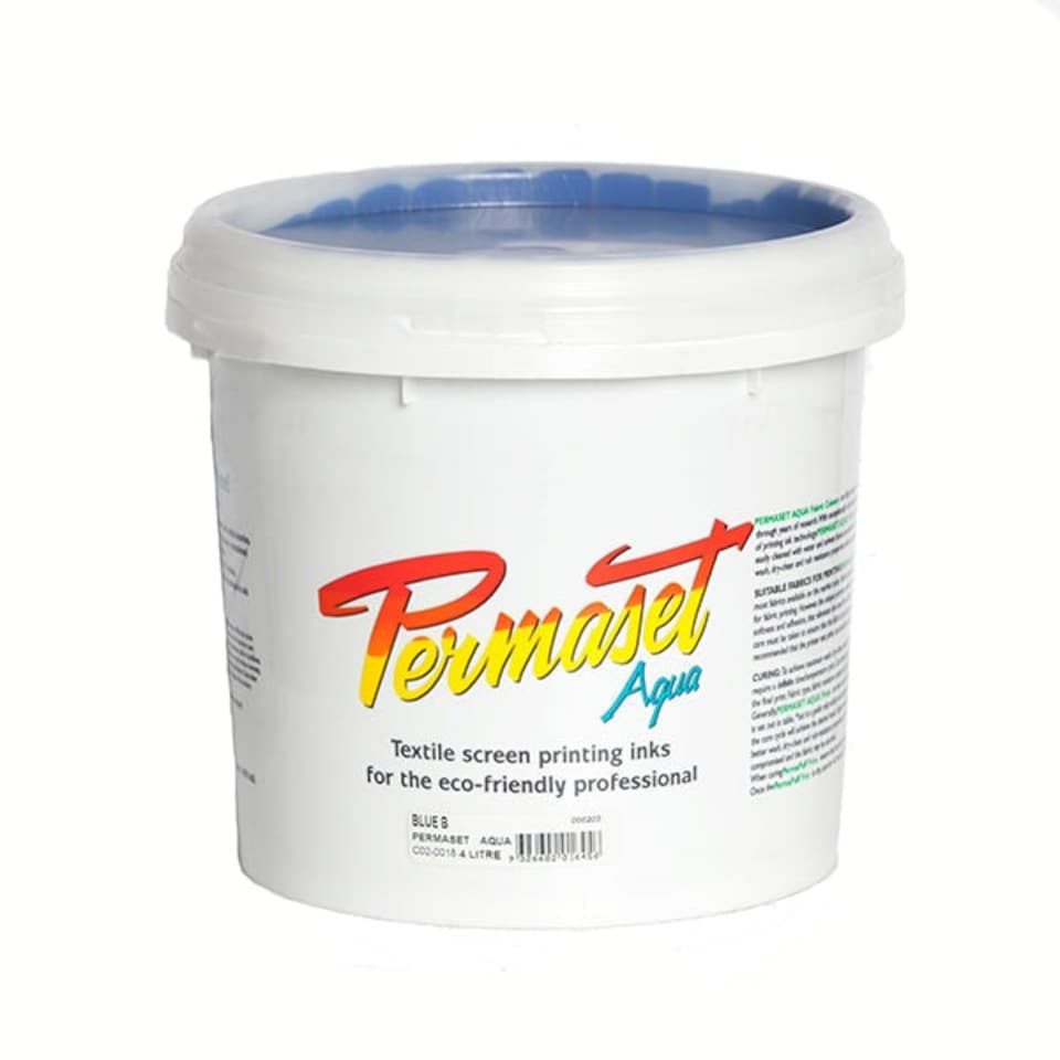 Permaset Aqua Standard Ink, Blue, 300ml