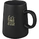 image 1 of Unbranded Joe Ceramic 450ml Mug - Solid Black - One Size