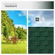 image 4 of Privacy Film - double-sided print, opaque and tear-resistant, fastening clips included | Green | green | 3500 x 19 x 0,04 cm | 1