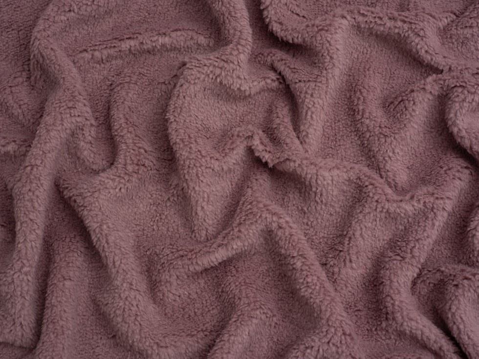 Minerva Core Range Purple Baby Soft Sherpa Fleece Fur Fabric for Dressmaking, Toy Making, 150cm / 59" Wide - per metre