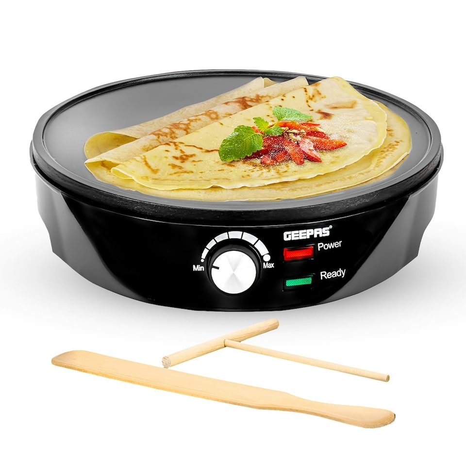 image 1 of Geepas 1000W Pancake & Crepe Maker