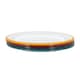 image 1 of Argon Tableware White Enamel Side Plates - 20cm - 4 Colours