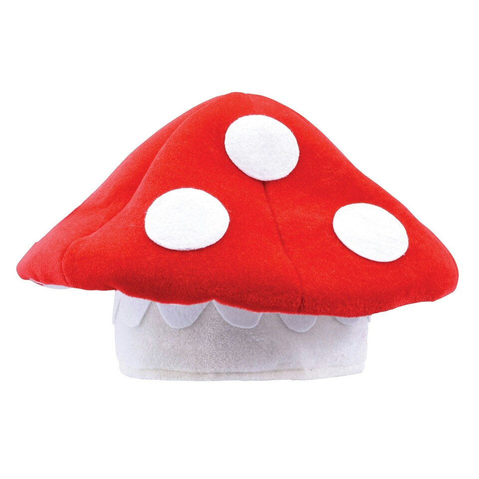 Bristol Novelty Unisex Toad Stool Hat - Red/White - One Size One Size