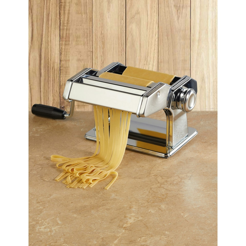image 1 of KitchenCraft Pasta Machine Silver Stainless Steel