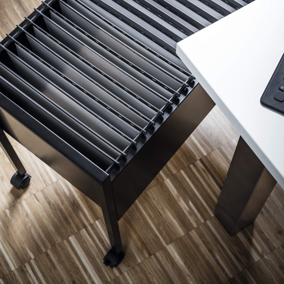 image 1 of Durable Universal Suspension File Trolley | for 80 A4 Folders | Black | Black