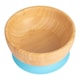 image 1 of Tiny Dining Children's Bamboo Suction Bowl - Blue Blue