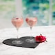 image 2 of Artesà Appetiser Slate Heart Shaped Serving Platter | Grey