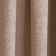 image 3 of Matrix Latte Curtains 66 x 72 inch (168 x 183 cm) Room Darkening Pencil Pleat Thermal Noise Reducing Curtains for Bedroom and Living Room