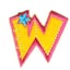 Assorted Colours: Letter W