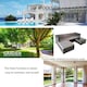 image 10 of Alivio 4 Seater Outdoor Rattan Corner Sofa & Coffee Table Set