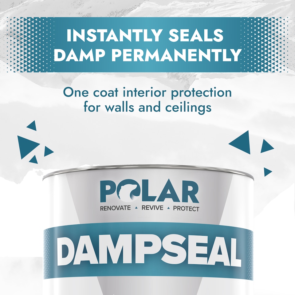 image 1 of Polar Damp Seal Paint Solvent Based For Interior Matt | Cream | Matt Magnolia | 1 litre