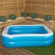 image 2 of 2m x 1.5m Jumbo Rectangular Inflatable Family Paddling Pool