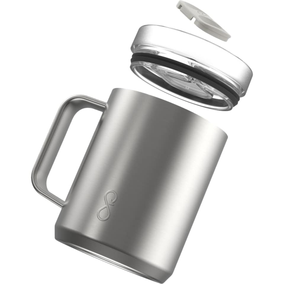 image 1 of Ocean Bottle Insulated 350ml Travel Mug - Steel - One Size